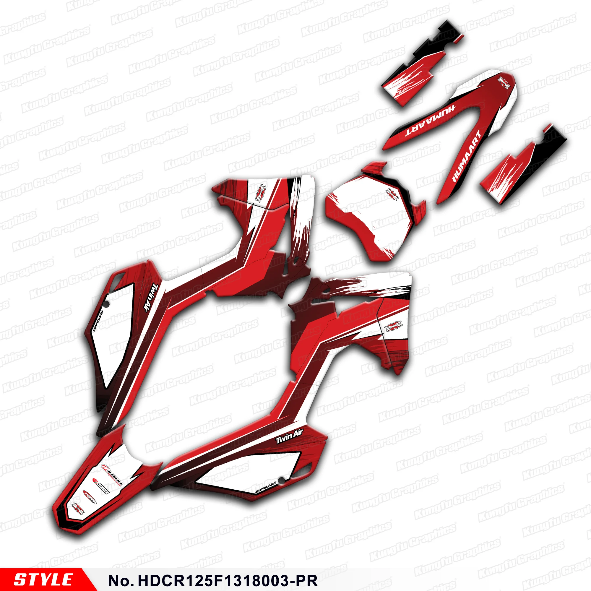 

Клейкая наклейка для Honda CRF 125F CRF125F 2013 2014 2015 2016 2017 2018