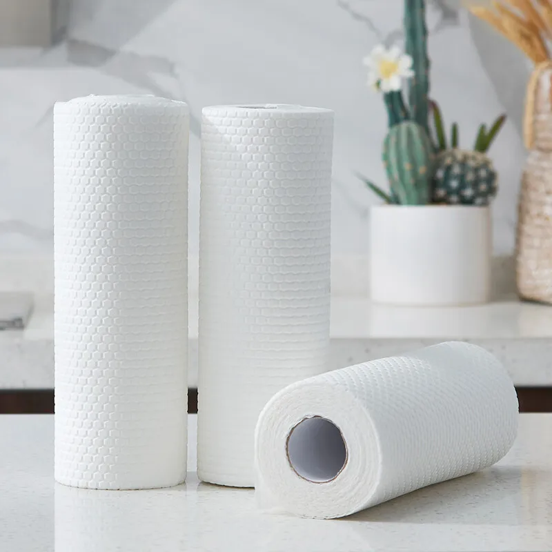 Ultra-Absorbent Disposable Kitchen Towels – Grease-Removing, Lint-Free, Oil-Resistant, Easy-Clean (400 Sheets, 20cm x 20cm)
