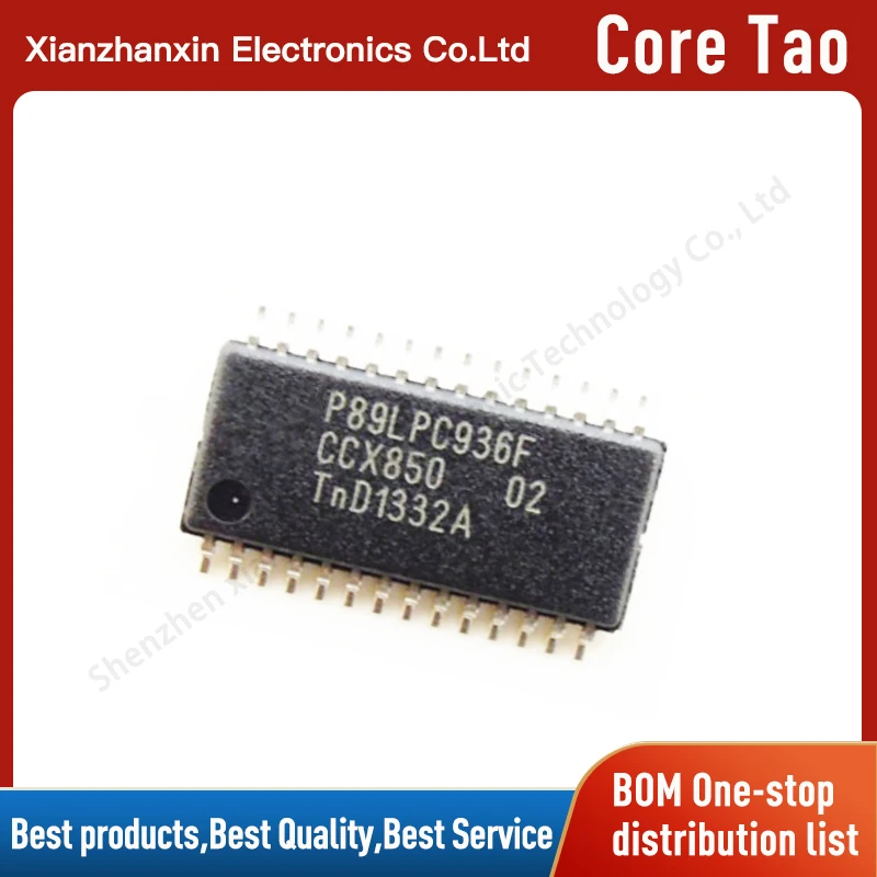 Микроконтроллер микроконтроллера IC P89LPC936FDH P89LPC936F TSSOP28, 1 шт./партия 1 шт партия микроконтроллер lpc1788fbd144 lpc1788