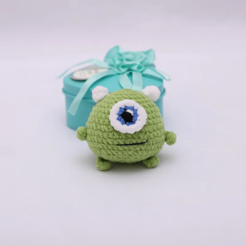 Cute Kapibala Doll Crochet Keyrings Handmaking Knitting Rabbit Keychains Creative Cartoon Pig With Carrot Car Keys Keyrings New