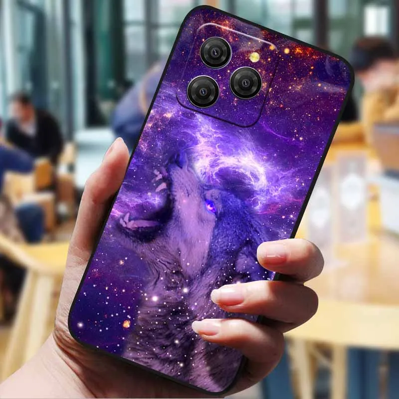 Cartoon Painted Silicone TPU Phone Case - Blackview Shark 9 5G Back Cover Bumper