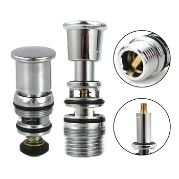 Shower Switch Valve Spring-Loaded Pull-up Water Diverter Surface-Mounted Exposed Triple Bathtub Faucet Water Core 1