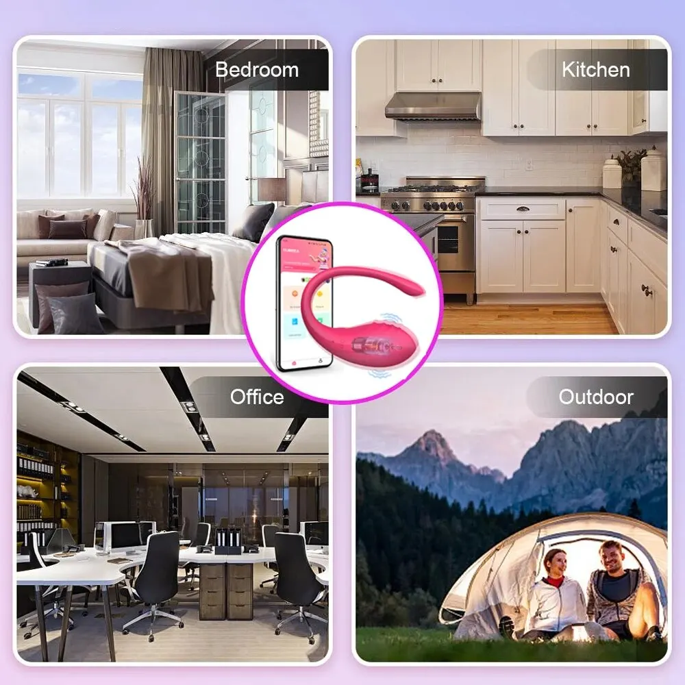 Wireless Control Vibrator APP Remote Control Dildo Panties Wear Vibrating Egg G Spot Clit Stimulator Massager Sex Toys for Women