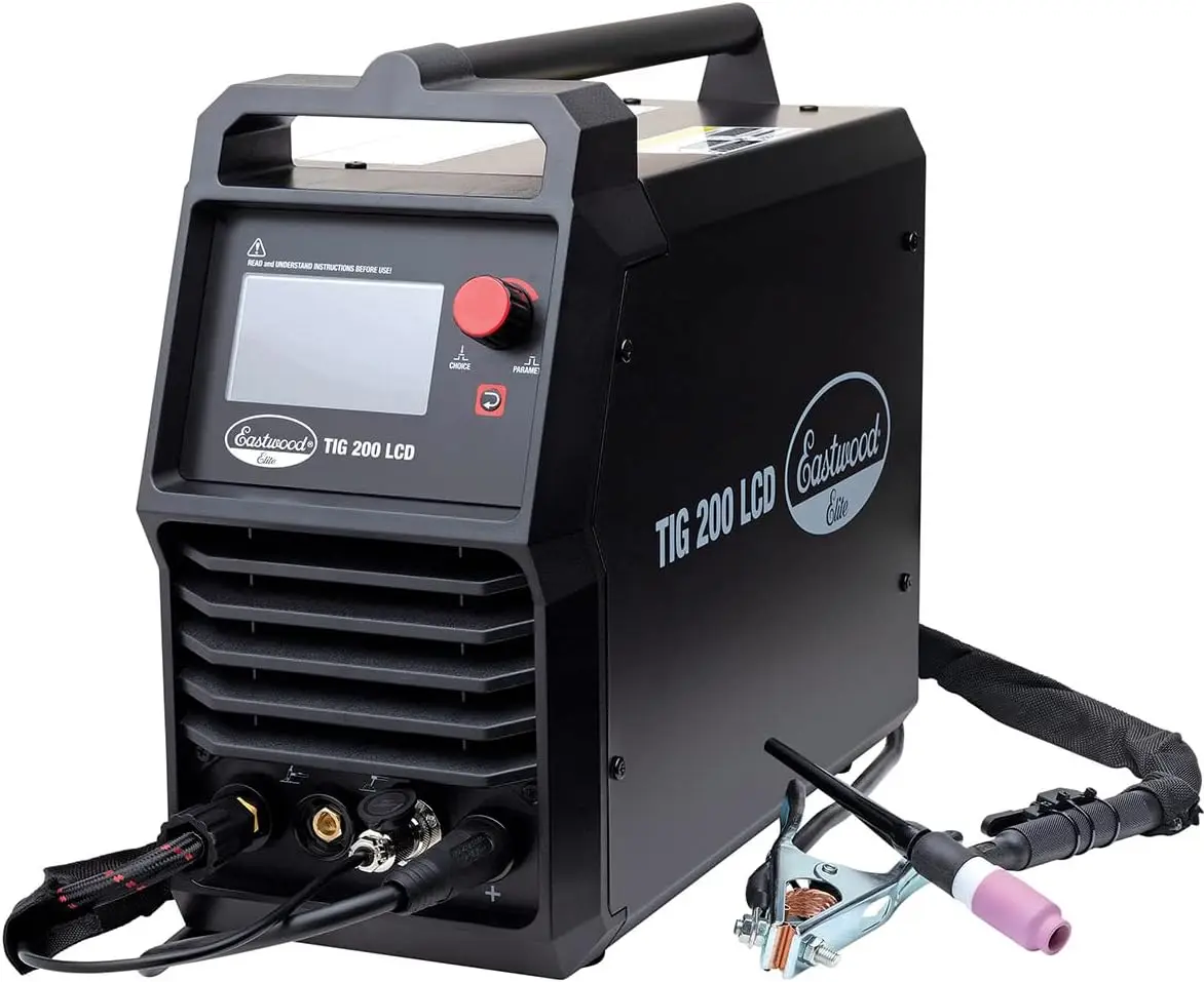 200 Amp LCD Digital Tig Welder AC/DC Pro Welding Machine Pulse Capability Color LCD Screen Latest Welder Inverter Technology