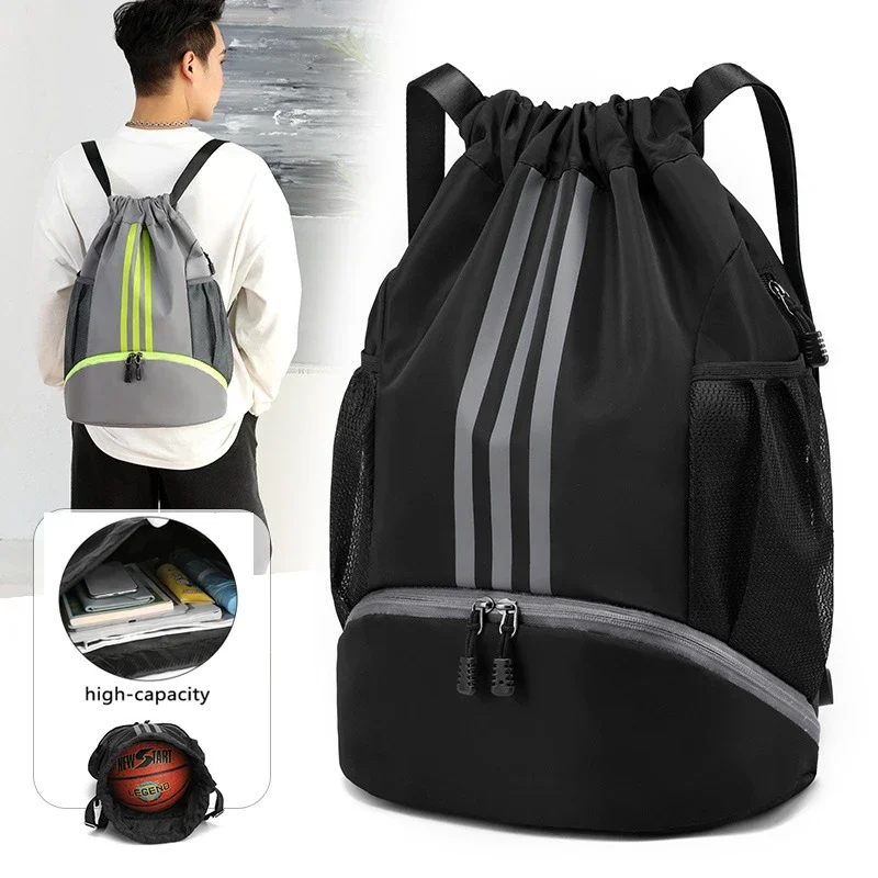 Comprar Mochila deportiva para mujer, viaje, entrenamiento de fútbol,  ​​baloncesto grande, fin de semana, equipaje de Fitness, Bolsas de Camping  para zapatos, Bolsas de gimnasio para hombre