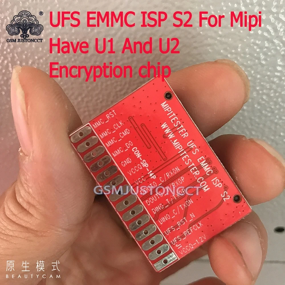오리지널 ICFRIEND MOORC MIPITESTER UFS EMMC ISP S2 미피 박스용 1-2개