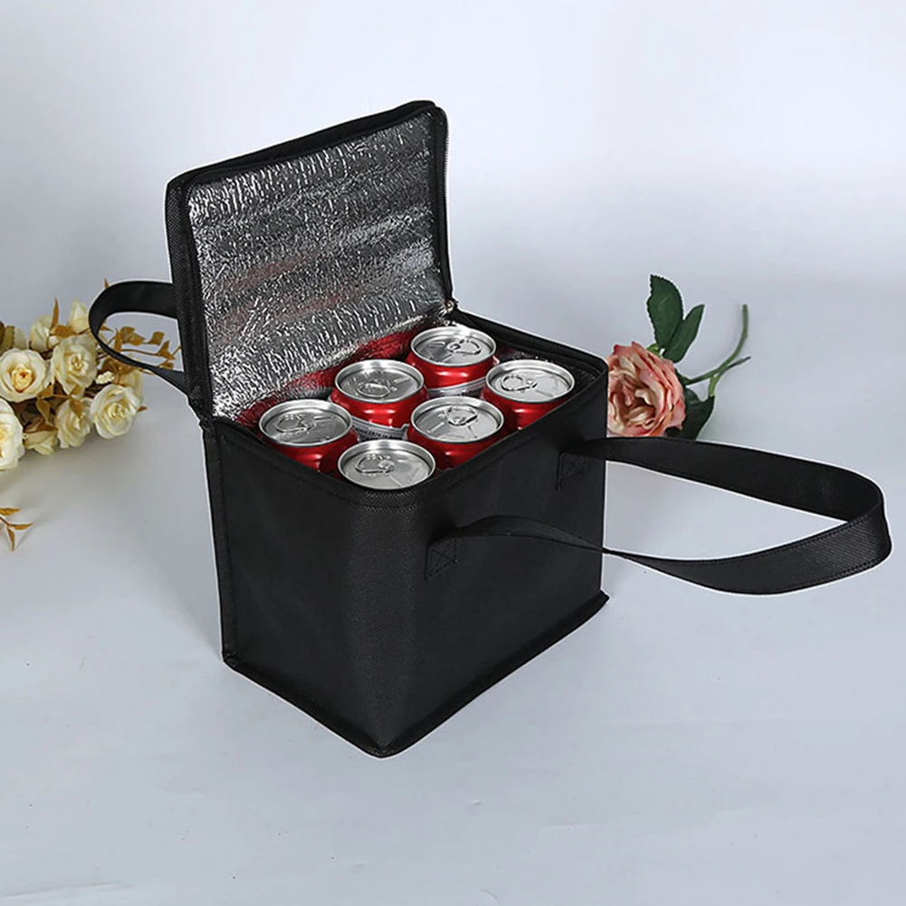 Cooler Bag Portable Drink Beer Insulation Cooler Bag Outdoor Picnic Lunch Bento Thermal Box Camp