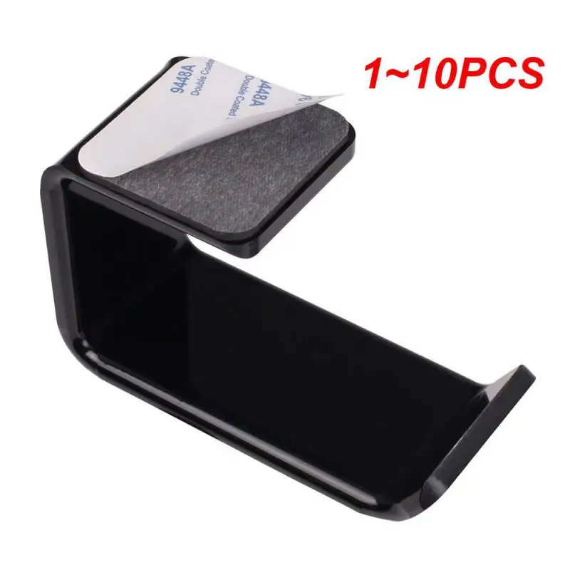 

1 ~ 10 шт. настенный держатель для гарнитуры, подставка под Настольный крючок, подставка для наушников, держатель, липкий акриловый кронштейн для наушников