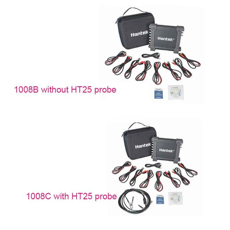 Hantek ڵ  , HT1008C ȣ ߻, α׷  ߻, ޴ 8 ä USB Ƿν