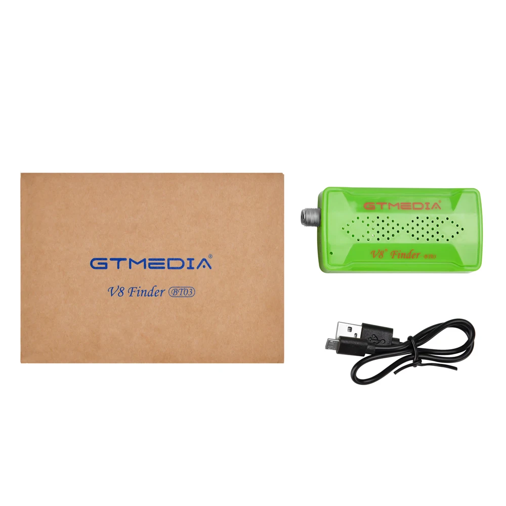 GTMEDIA V8 SAT Finder BT03 Mini Satfinder Bluetooth DVB S / S2 Digital Signal Satellite Receiver Support Android IOS Satellite Signal Finder Satellite Tv Receiver