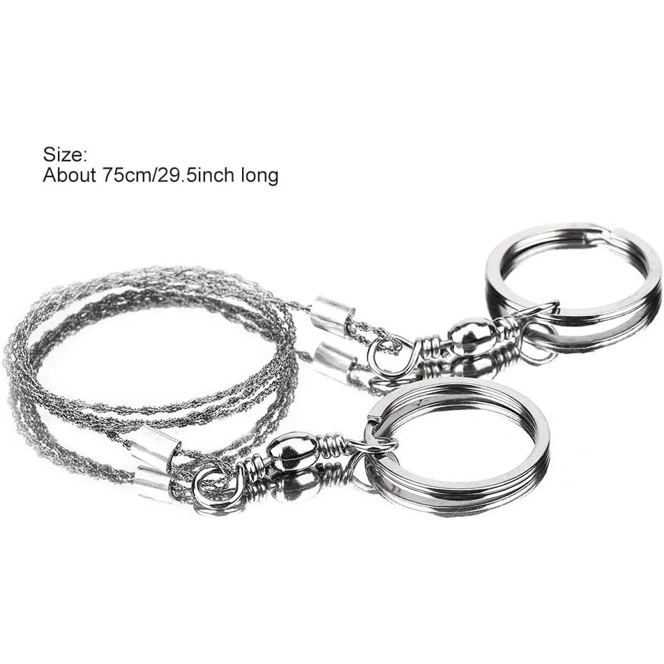 65cm Portable Wire Saw Chain Saw Camping & Hiking Outdoor Survival Hand Tool