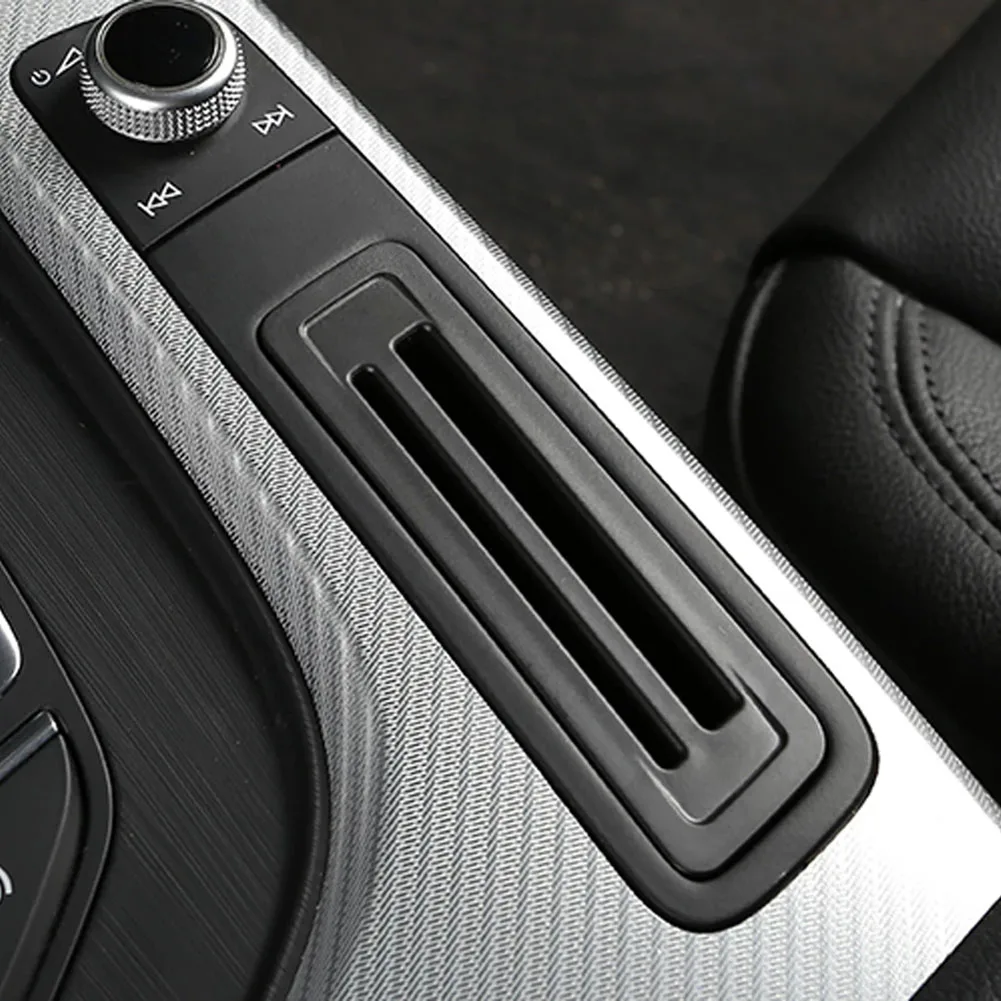 L16A-내부 콘솔 기어 박스 삽입 카드 케이스 슬롯 보관함-A4 A5 B9 2017-2021 LHD 자동차 액세서리