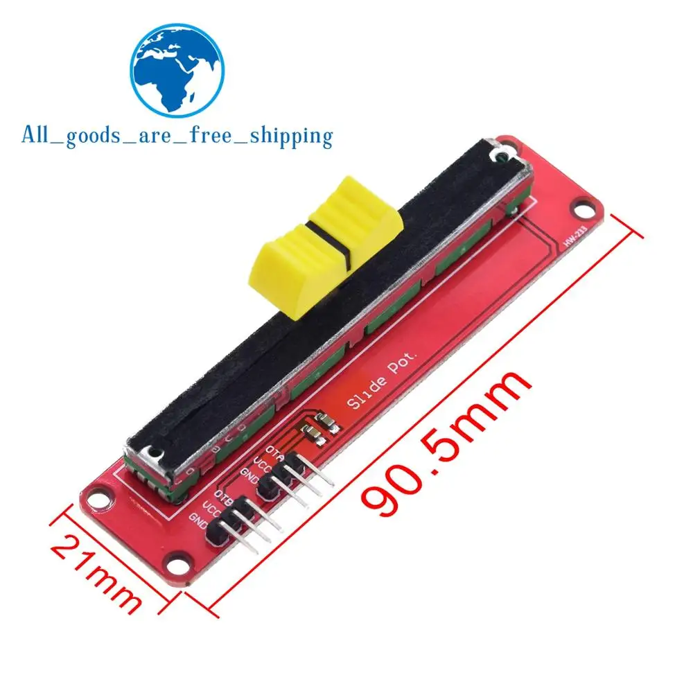 Linear Potentiometer TZT 10K Dual Output for Arduino