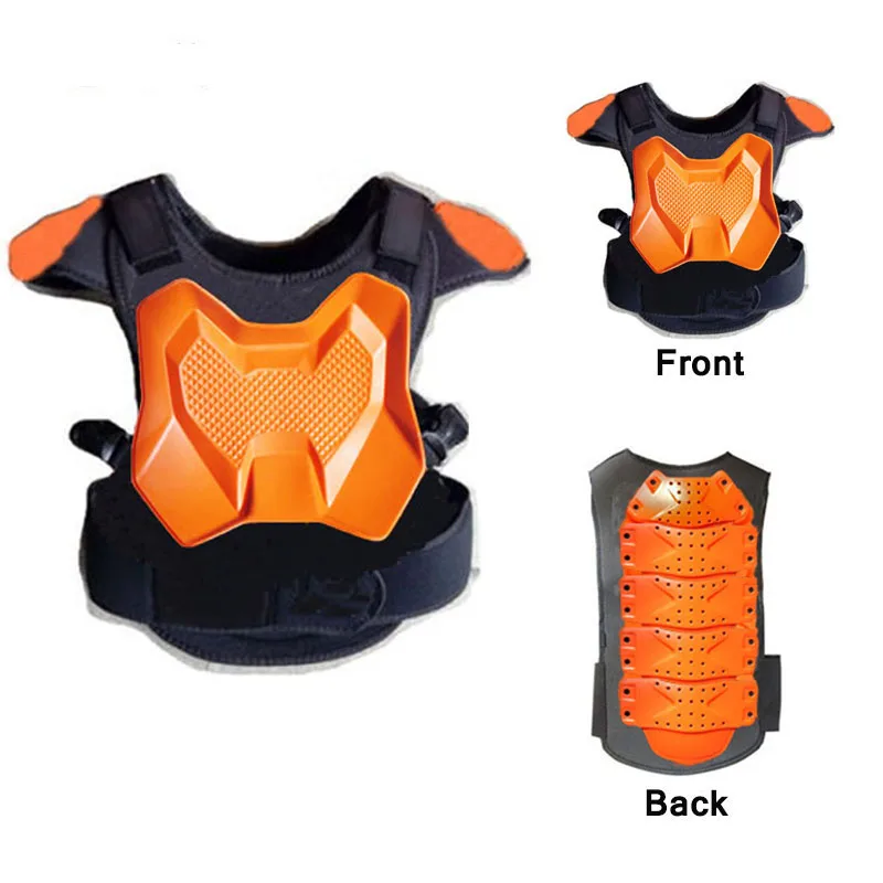 Youth Child Motorcycle Body Protector Vest Armor Kids Motocross Motorbike Balance Bike Chest Spine Protection waistcoat