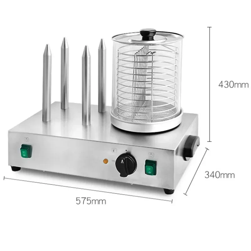 

Electronic Hot Dog Machine Steam Type Sausage Broiler Sausage Insulation Machine Display Machine Buffet Equipment