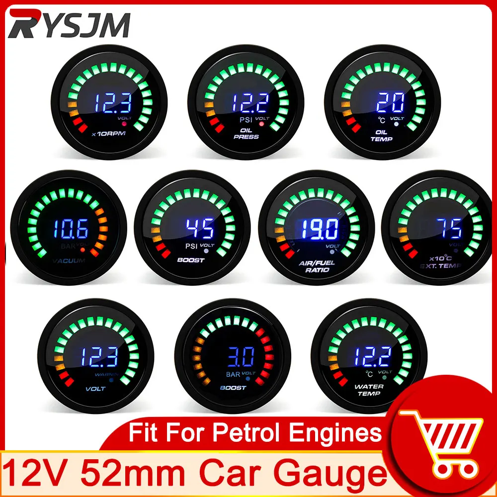 thumbnail image 2 of Norxi Motorcycle Digital Water Temperature Meter - Universal Fahrenheit Thermometer For Water-Cooled Engines 2 of 12