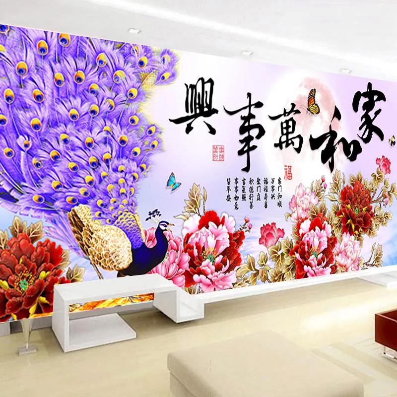 

DIY 5D Diamond Embroidery, Diamond Mosaic, Special Shaped, Full, Peony, Peacock,AB Diamond Painting, Cross Stitch,3D, Decor