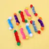 5pcs/10pcs  Plush Small Spring Cat Toy Candy Ball Throwing Ball Pet Toy 2