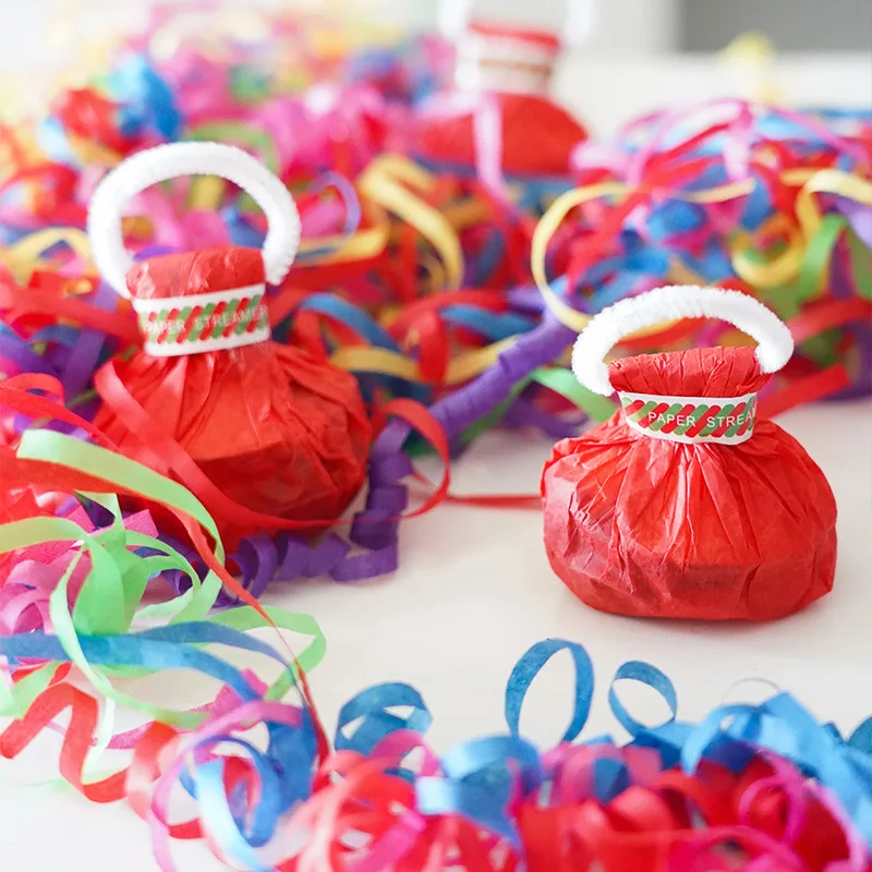 10/20Pack White Streamers Poppers Wedding Decorations Paper Crackers Hand Throw Confetti Streamer for Engagement Party Supplies hand throw confetti poppers party decorations paper confetti