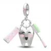 FC Jewelry Fit Original Pan Charm Bracelet 925 Silver Teeth Fairy Bead For Making Medical Tooth Dentist Berloque 2024 New 4