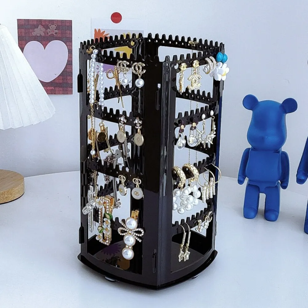 Acrylic 360 Rotating Earring Display Stands and Jewelry Displays