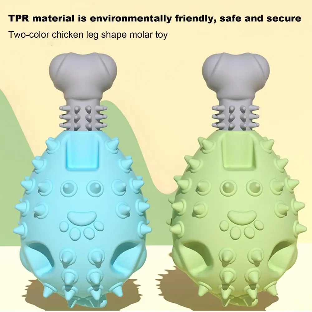

Pet Toy Chicken Leg Pet Toy with Built-in Sound for Dogs Cats Bite Resistant Teething Toy for Stress Relief Teeth for Pets