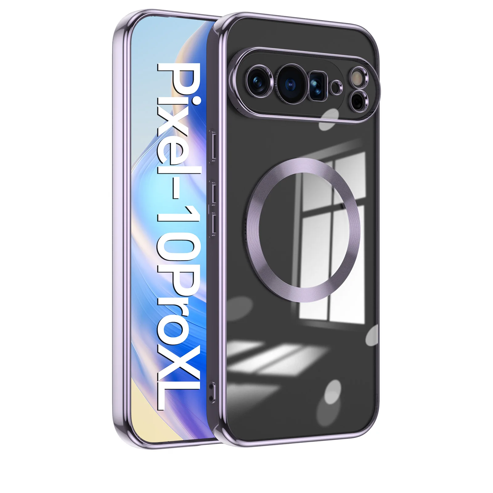 Enhanced Electroplated Shockproof Clear Soft Cover