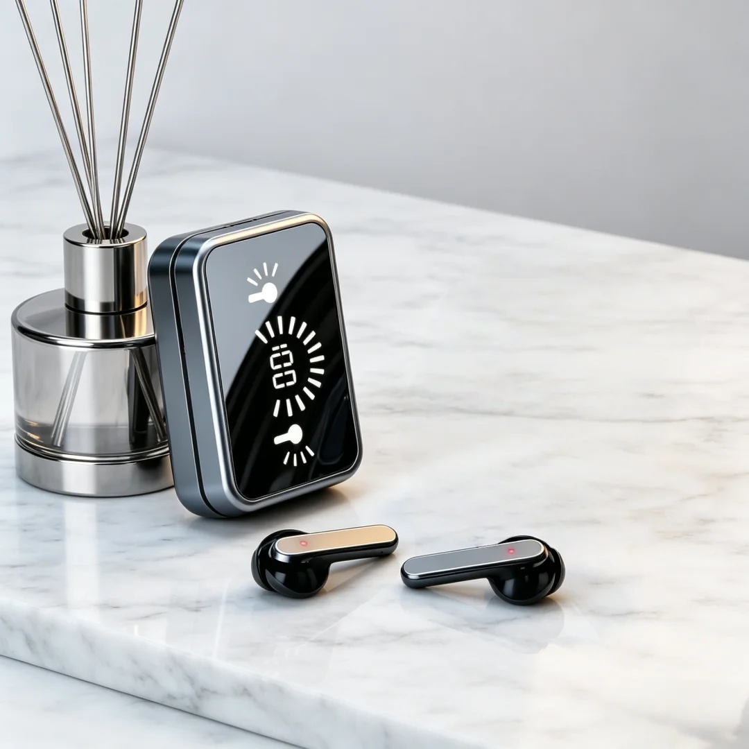 TWS Bluetooth-Compatible Earphones Stereo Sport Headset Wireless Headphone apply to smartphones 1