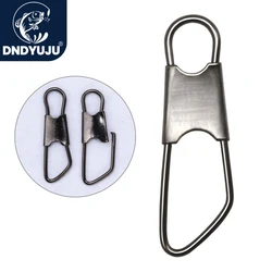 Durable Carbon Steel Fishing Connector Set (50-100 pcs) - Includes Lure Snap, Rolling Swivel, and Hook Tools - Size 4 (100PCS)