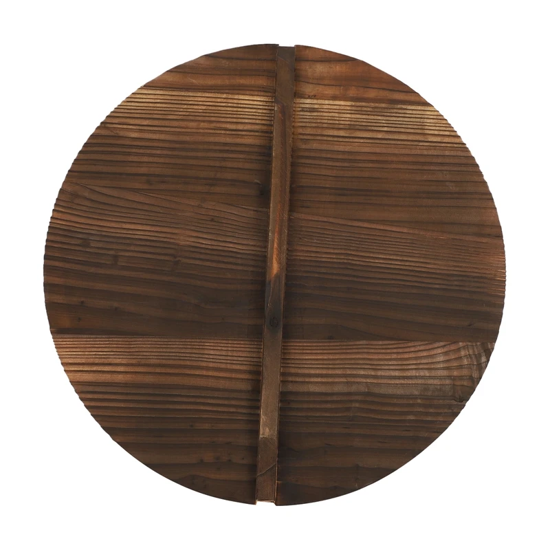 

Kitchen Multi-Functional Wooden Pot Cover Handle Pan Lid Eco-Friendly Anti-Scalding Wood Baking Pot Lids Cover