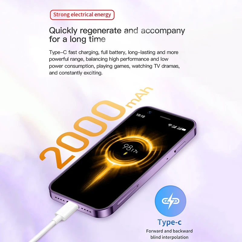 SOYES XS16 Americas Version 4G Network 3.0" Mini Smartphone 3GB RAM 64GB ROM Android 10.0 WIFI Bluetooth GPS Small Phone 4