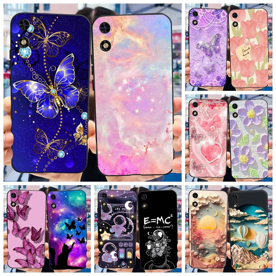 Новинка, модный черный чехол-бабочка для ITEL A23 Pro L5006C, силиконовая Мягкая задняя крышка из ТПУ для телефона ITEL A23 A 23 A23Pro, чехол