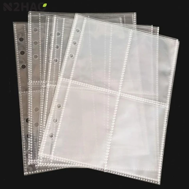 Diamond Painting Beads Storage Book PVC Album Binders Clear PP Loose Leaf  Organising Pockets with Number Sticker Plastic Bags