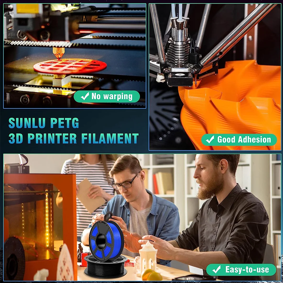 Sunlu PETG White 3D , PETG Filament 1.75mm Dimensional Accuracy +/- 0.02  mm, 1 KG Spool Printer Filament Price in India - Buy Sunlu PETG White 3D ,  PETG Filament 1.75mm Dimensional