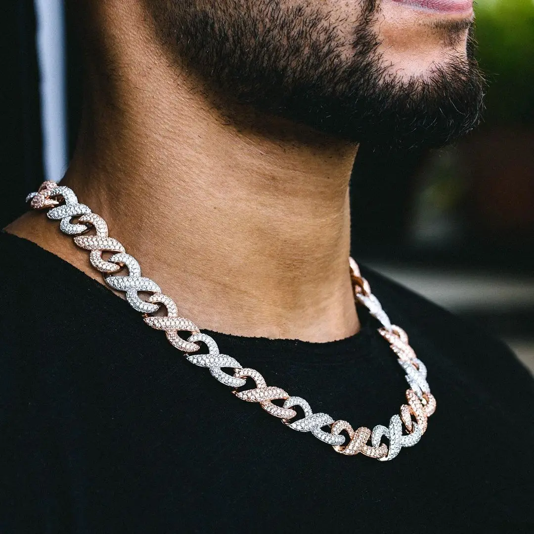 Big cuban link sale chain with diamonds