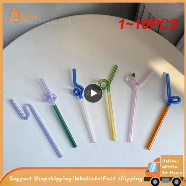 Reuseable Drinking Straws :: long straws aid drinking