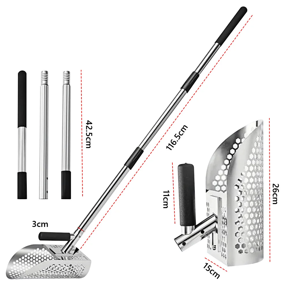 Stainless Steel Sand Scoop 6