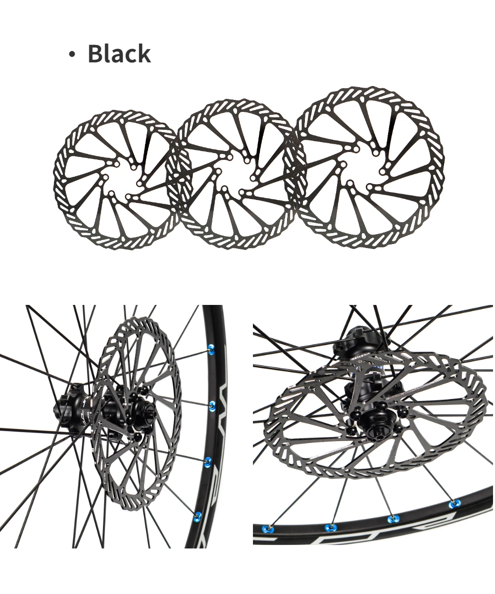 CHOOEE Bicycle Brake Rotors,Steel 160mm/180mm/203mm MTB Road Bike Disc Brake Rotor,For SHIMANO SRAM Centerline