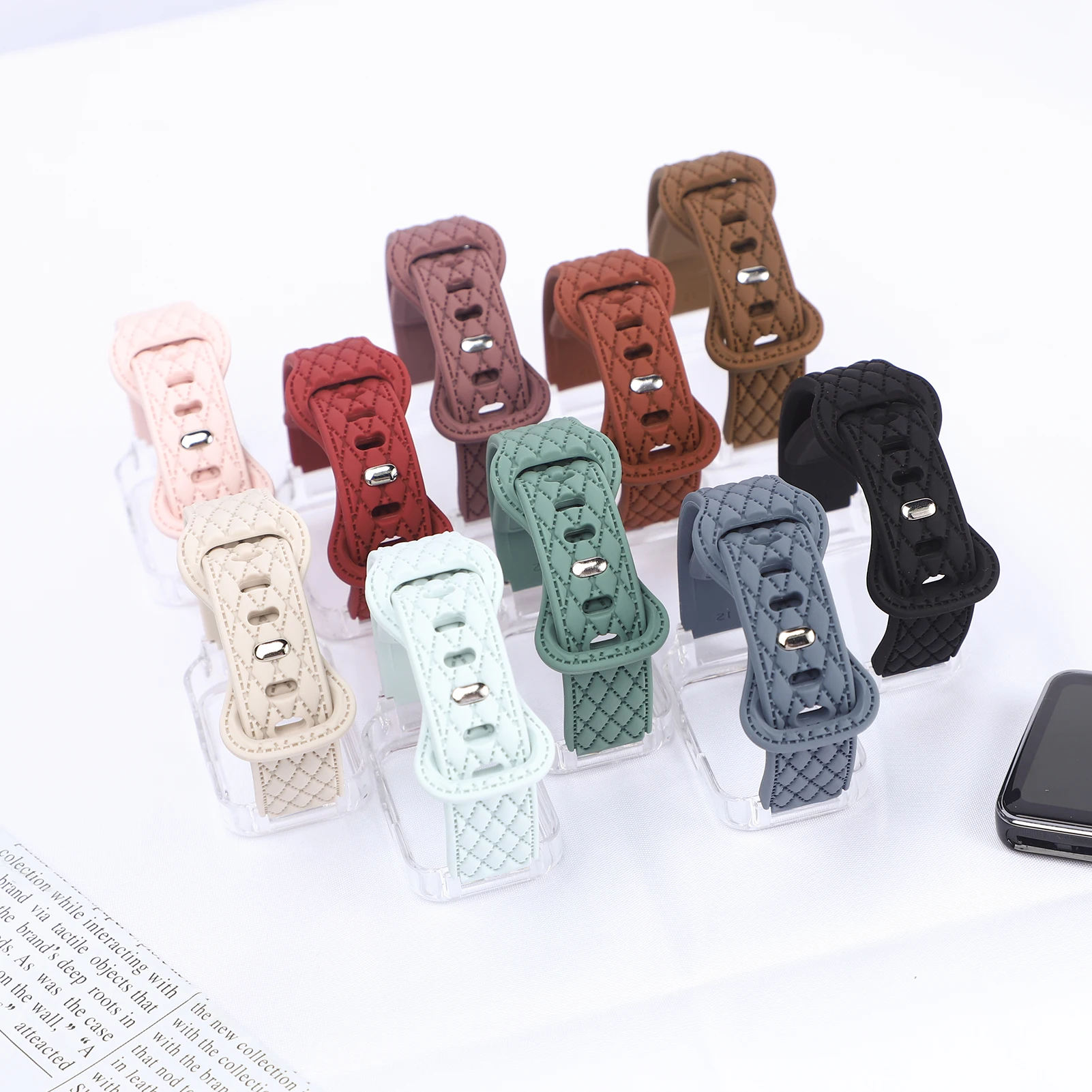 Silicone Sport Bracelet with Transparent Case