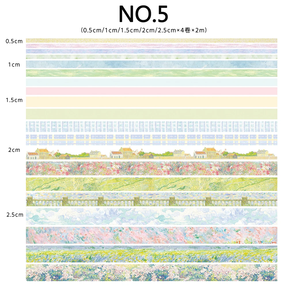 Neues Vintage Washi Tape Set 20 Rollen Retro Masking Tapes für Journal ing – Detail 16