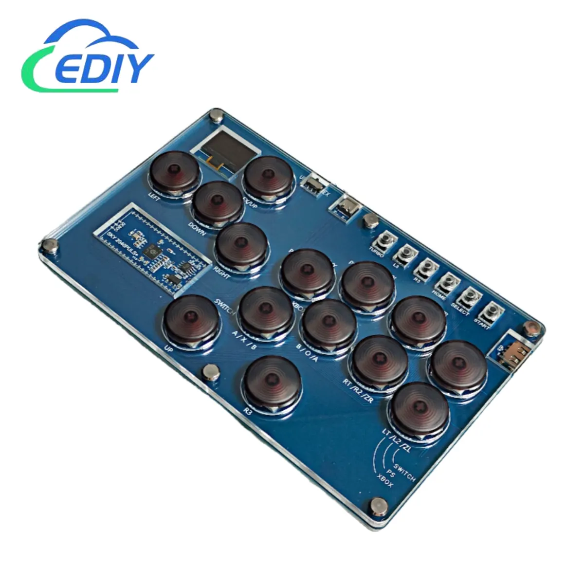 

14-Key Controller Hitbox Console For PC/Switch/PS3/PS4 Durable Fight Stick Game Controller Fight Stick Arcade Joystick Hot-Swap