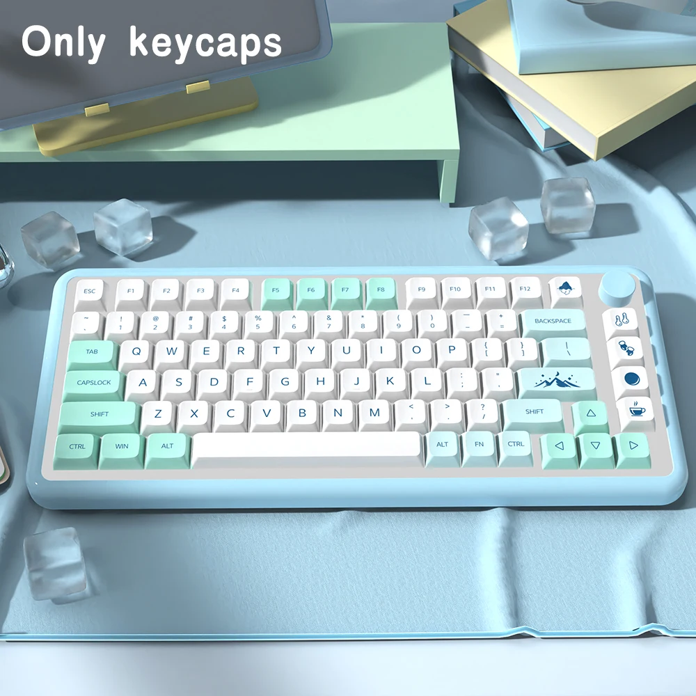 

Iceberg Brazilian Korean Japanese Russian German Spanish French XDA Profile keycaps ISO Enter PBT keycap For Mechanical Keyboard