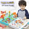 Drill Screw Nut Puzzles Kids Toys Pretend Play Tool Electric Drill Disassembly Assembly Children Drill 3D Puzzle Toys For Boy 3
