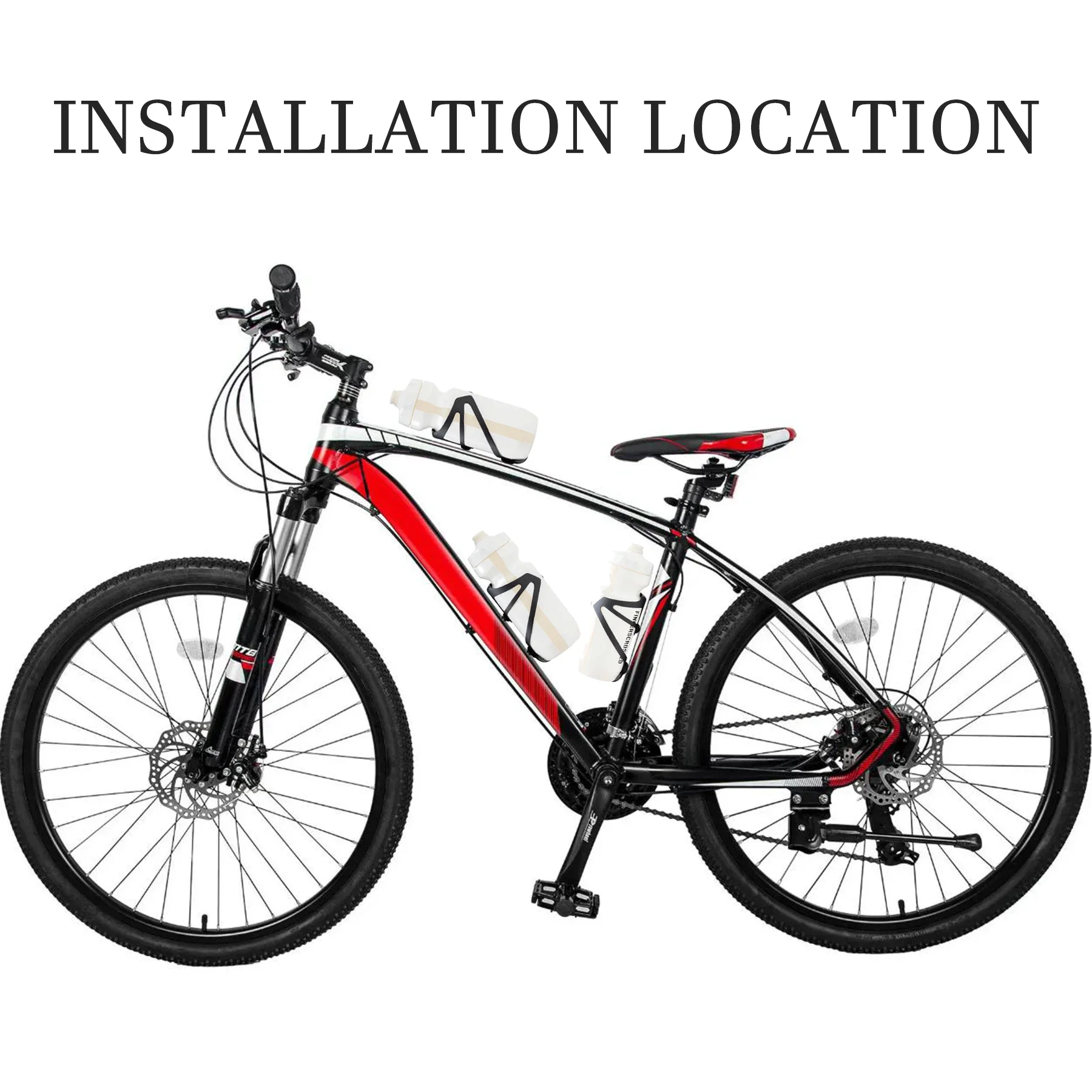 HUALONG 3K Carbon Fiber Bicycle Water Bottle Cage MTB Road Bike Water Bottle Holder Cages Cycling