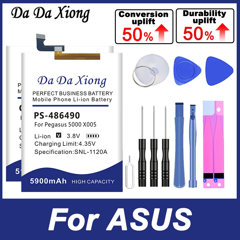 Batteria Di Alta Qualità Per Asus Zenfone 4 6 7 8 Pro Mini Max Zenpad 3 S 8.0 Pegasus 4A 5000 Fonepad 7 Batterie Google Nexus 7 Ii