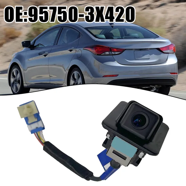 1 ピース車のリアビューカメラ 95760-E6201 ブラックリバース