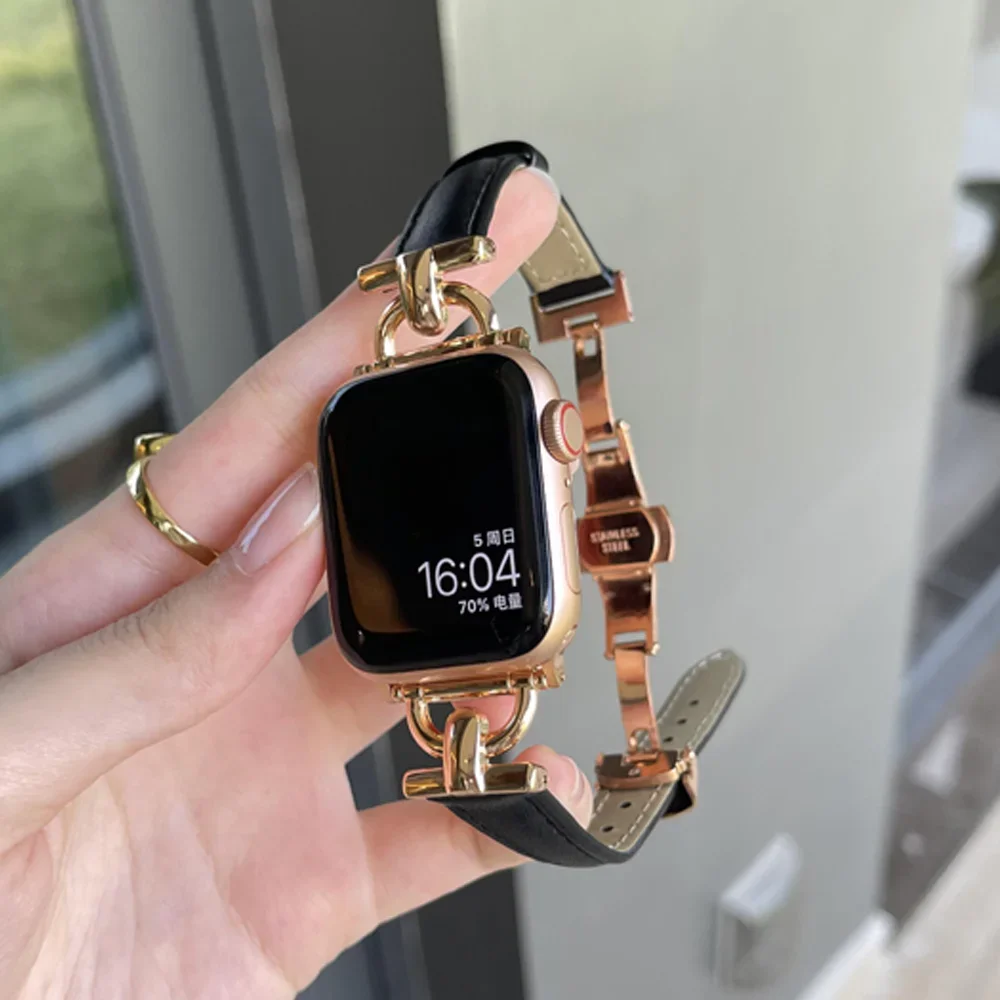 44mm Armband Apple Watch ArmbÃ¤nder Frauen Armband Smart Watch