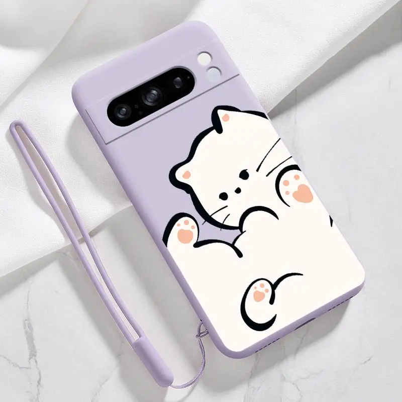 Fluffy Kitten Bracelet Silicone Phone Case Cover