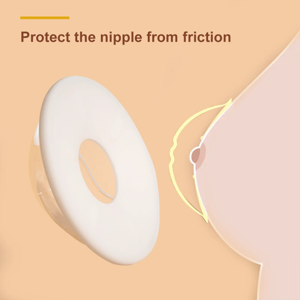 Wearable Milk Saver for Breastfeeding Manual Breastmilk Collector Silicone Breast Shell Milk Catcher for Collecting Breastmilk 3