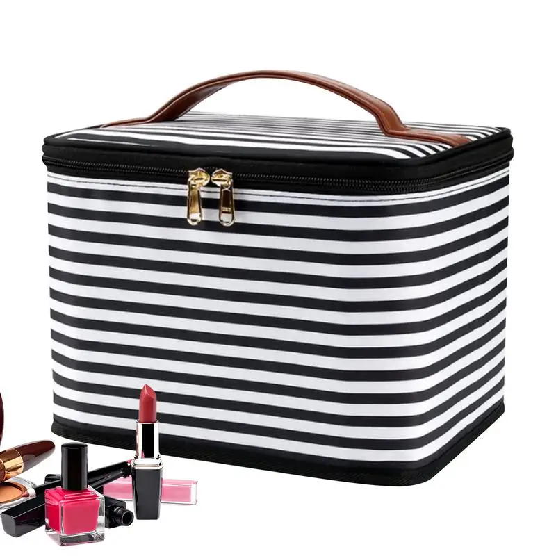 

Multifunction travel Cosmetic Bag Women Toiletries Organizer Waterproof Female Storage Make up PU Leather Large Makeup Bag